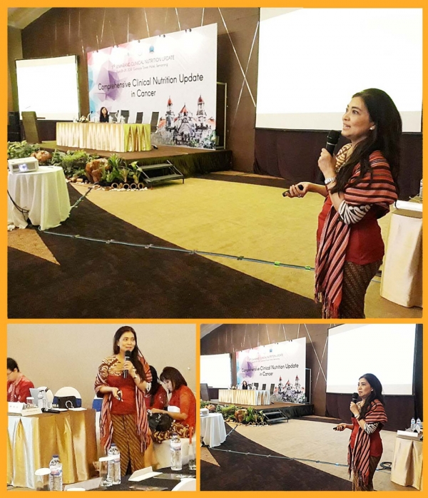 3rd Semarang Clinical Nutrition Update (SCNU 3) 2018, Comprehensive Clinical Nutrition Update in Cancer, &quot;The Importance of Gut Health in Cancer Prevention and Therapy&quot;, Semarang, 28-29 April 2018.